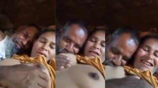 Kakek Tua Menikmati Sesi Hisap Payudara Wanita Desi Yang Menggairahkan