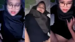 Cantik Berjilbab Berkacamata Yang Heboh Dengan Adegan Ranjangnya