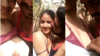 Pria Nikmati Tubuh Telanjang Kekasih Punjabi Di Ladang Dalam Video Mesra Desi