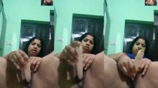 Heboh! Video Porno Wanita India Selatan Lagi Main Lobak, Ngeces Sendiri.