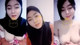 Nella Jilbab Nakal, Remas-remas Tetek Gede Sampe Muncrat.