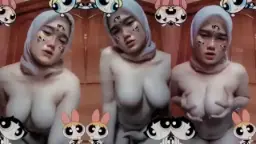 Remas Susu Rayud Hijab Sampai Muncrat
