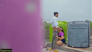 Ngentot Panas Di Atap! Tolong Jangan Keluarin Di Dalam Memek