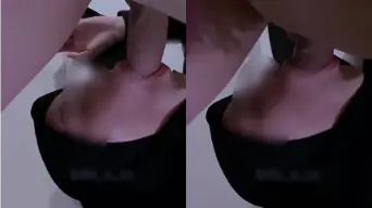 Hijab Hitam Ngemut Ganas Di Toilet, Bikin Basah Kuyup.