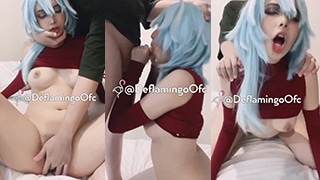 Ngentot Nana Chan Cosplay Eula, Muncrat Sampai Banjir
