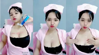 Babyhoki Pake Kostum Suster Seksi Bling-bling Bikin Ngaceng Abis.